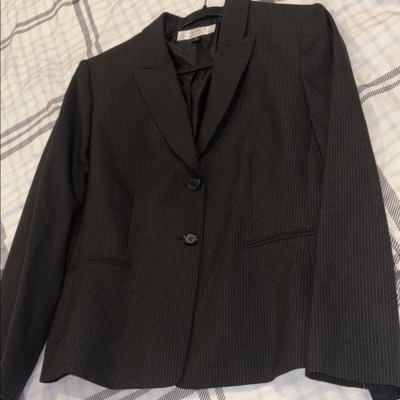 Black Tailored Blazer Professional Suit Jacket - Picture 10 of 11
